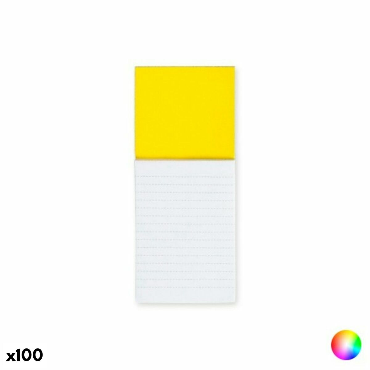 Magnetiskt anteckningsblock 144811 (100 antal), Färg: Vit