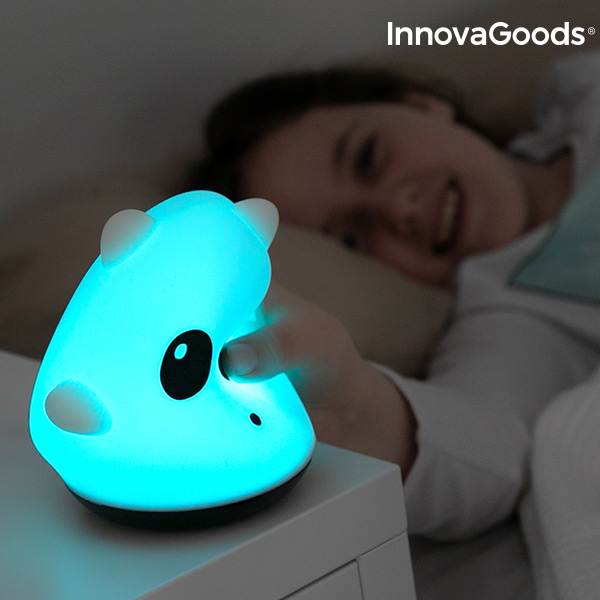 Uppladdningsbar silikonlampa med touchfunktion Siliti Panda InnovaGoods - 4