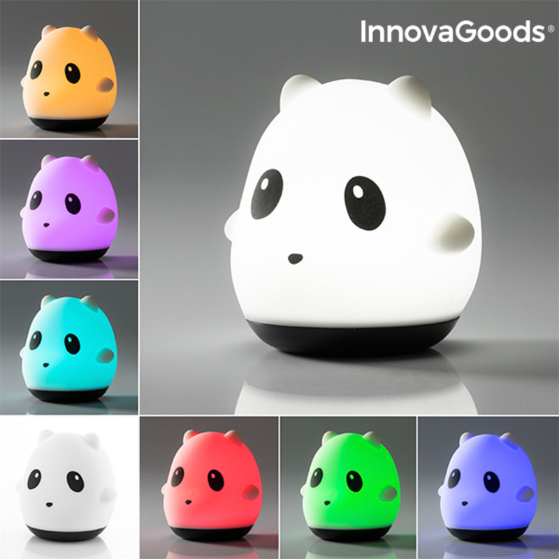 Uppladdningsbar silikonlampa med touchfunktion Siliti Panda InnovaGoods - 14