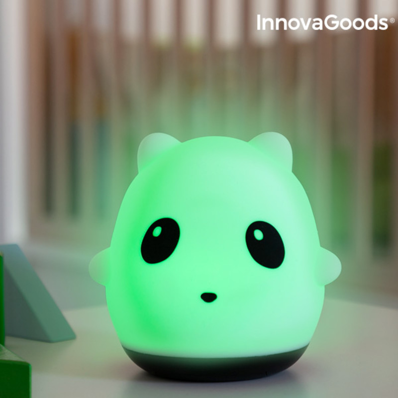Uppladdningsbar silikonlampa med touchfunktion Siliti Panda InnovaGoods - 10