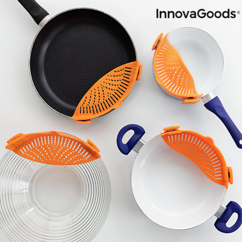 Silikon durkslag Pastrainer InnovaGoods - 15