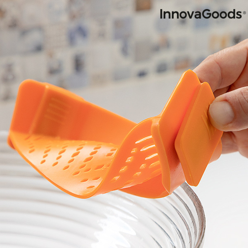 Silikon durkslag Pastrainer InnovaGoods - 14