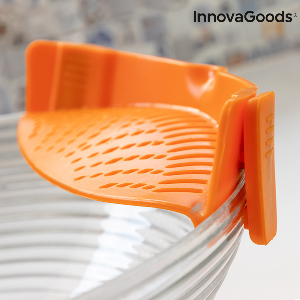 Silikon durkslag Pastrainer InnovaGoods - 4