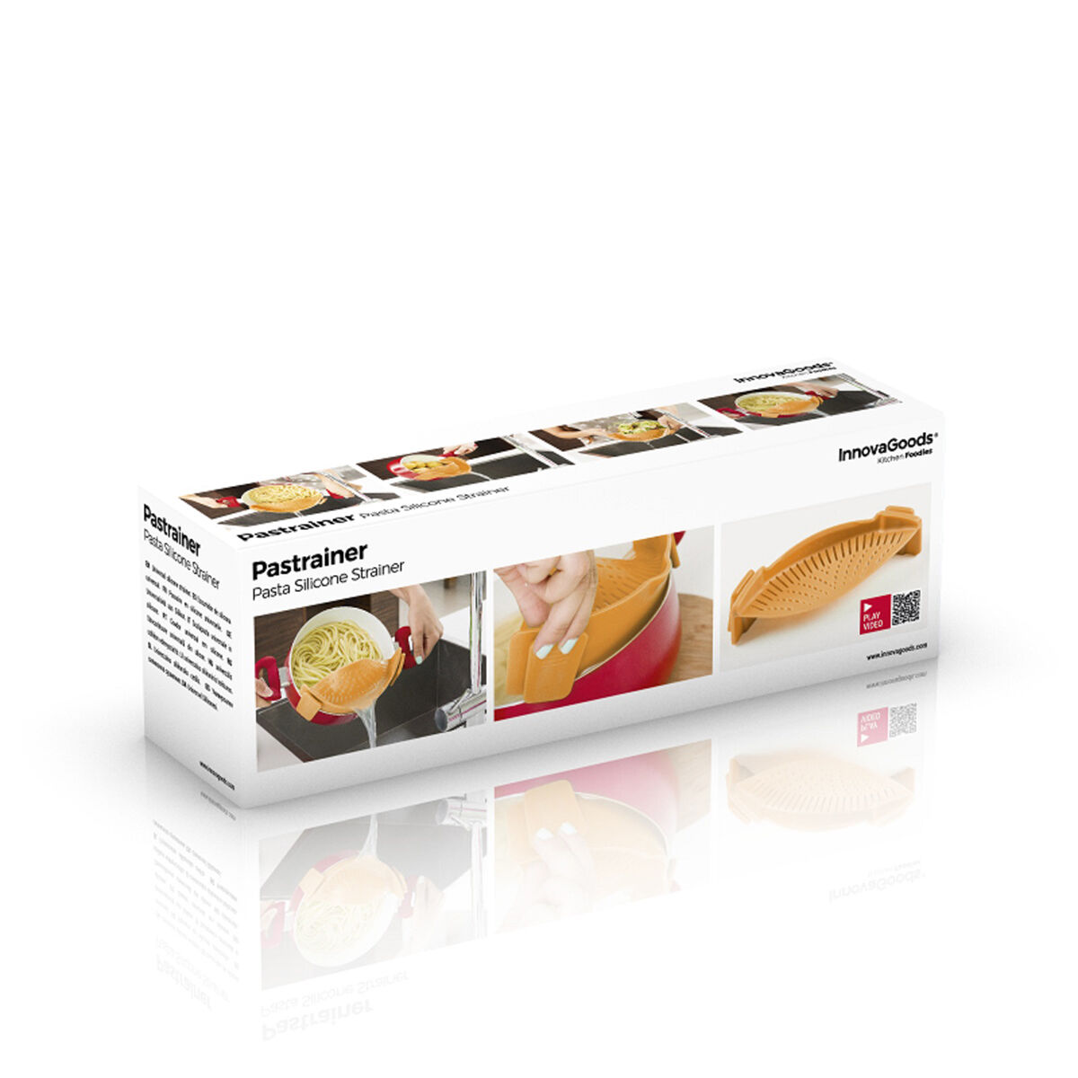 Silikon durkslag Pastrainer InnovaGoods - 21