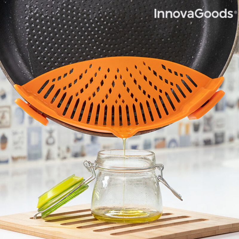 Silikon durkslag Pastrainer InnovaGoods - 10