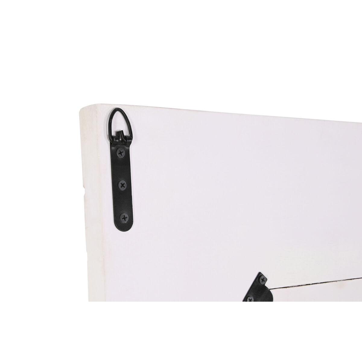 Väggspegel Home ESPRIT Vit Brun Mangoträ 90 x 4 x 180 cm - 2