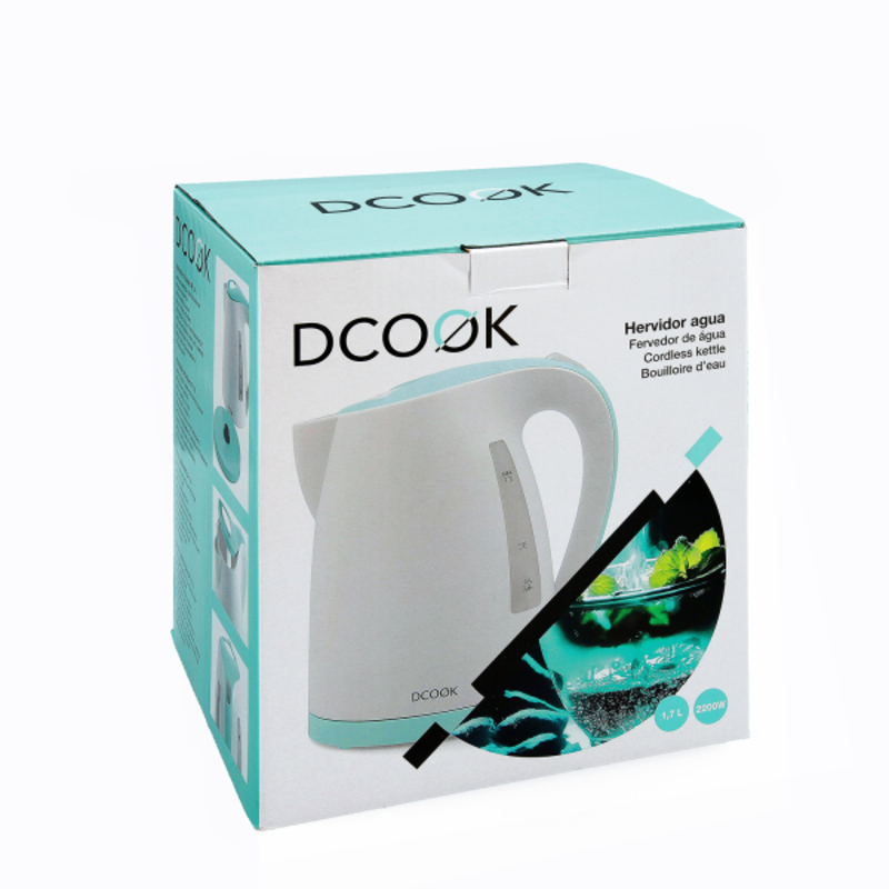 Vattenkokare Dcook Gallery 1,7 L Vit Plast - 2