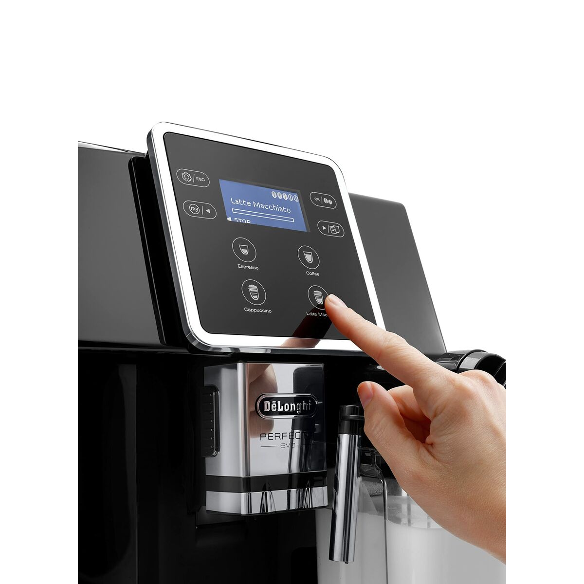 Superautomatisk kaffebryggare DeLonghi EVO ESAM420.40.B Svart 1350 W - 2