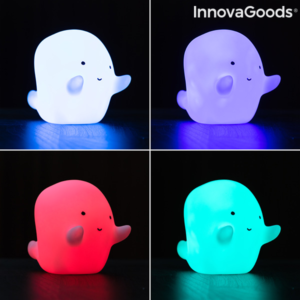 Flerfärgad spöklampa med LED Glowy InnovaGoods - 5
