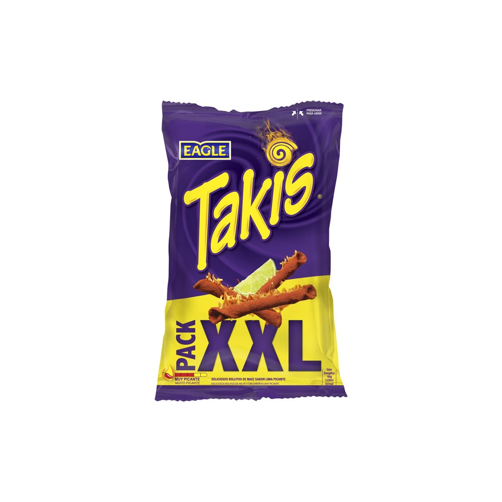Snacks Eagle Takis Fuego 150 g Kryddig