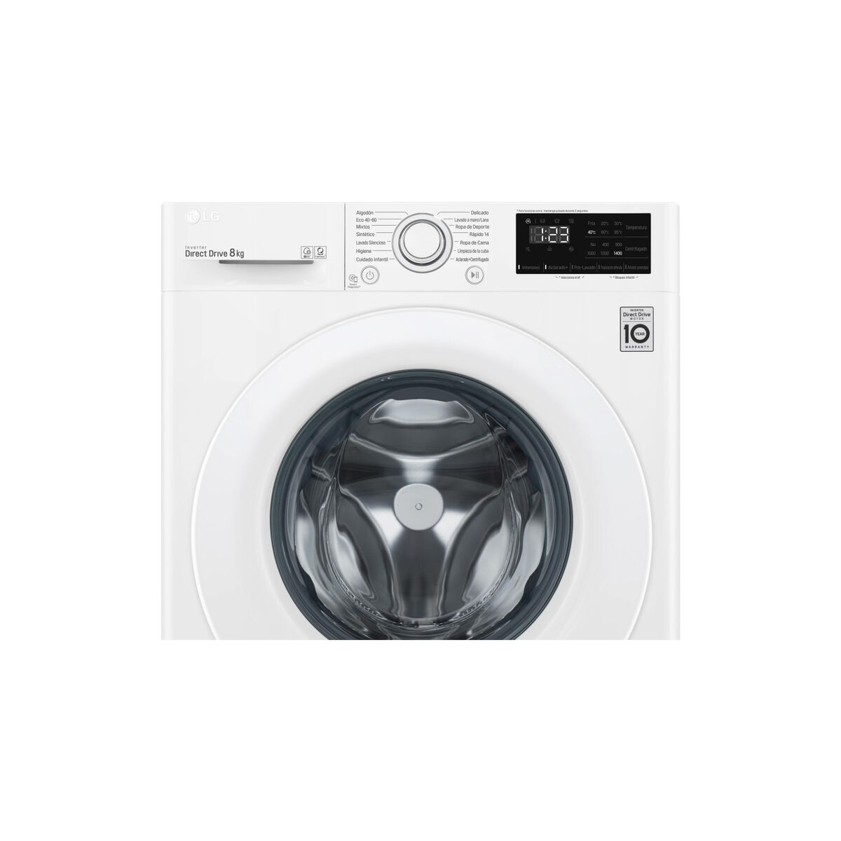 Tvättmaskin LG F4WV3008N3W 1400 rpm 8 kg - 4
