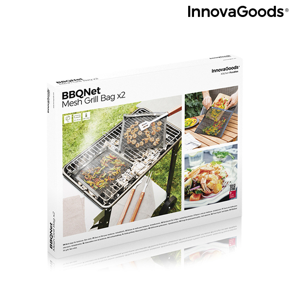 Meshpåsar för grillning BBQNet InnovaGoods (2 St) - 2