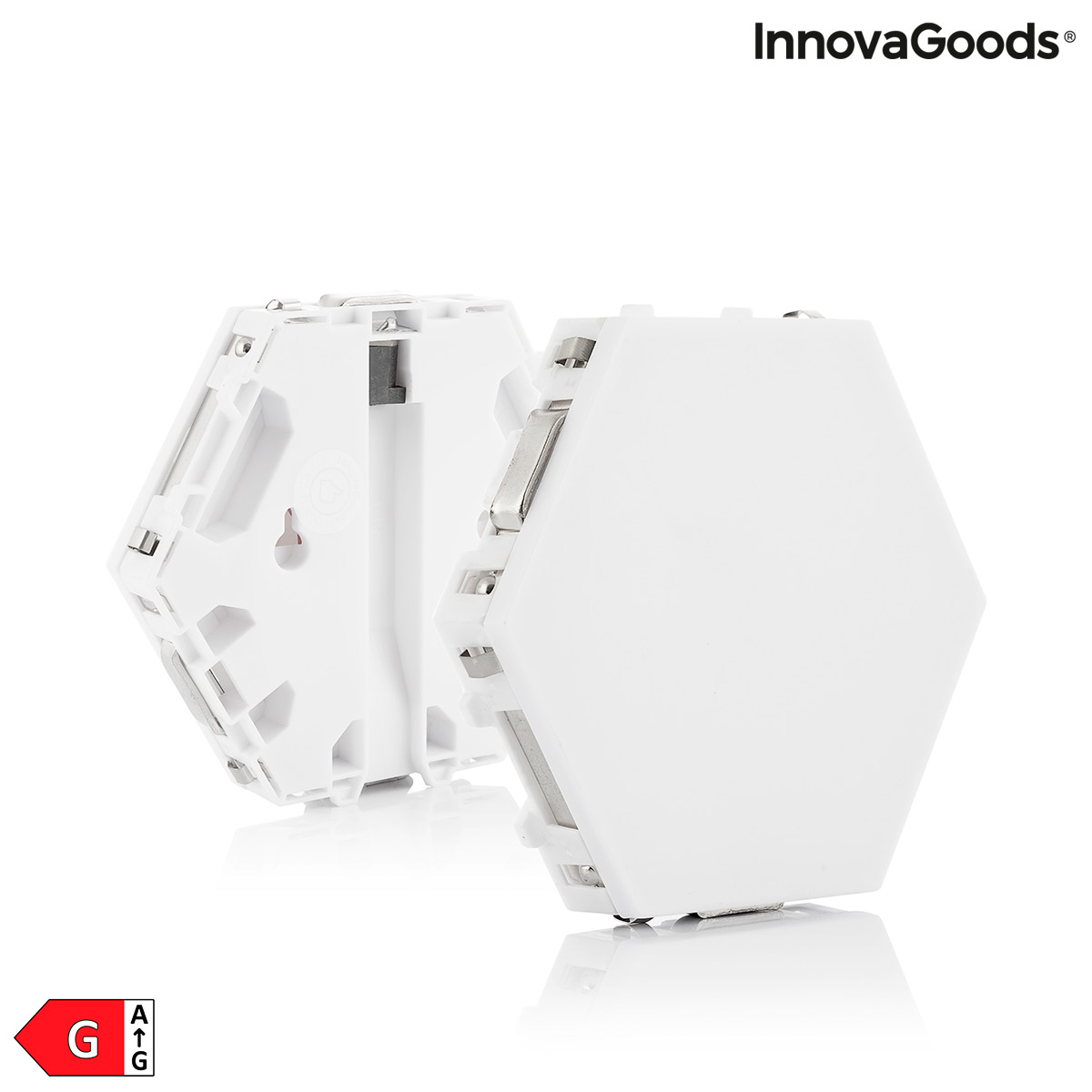 Set med anpassningsbara magnetiska och taktila LED-paneler Tilight InnovaGoods (3 St) - 12
