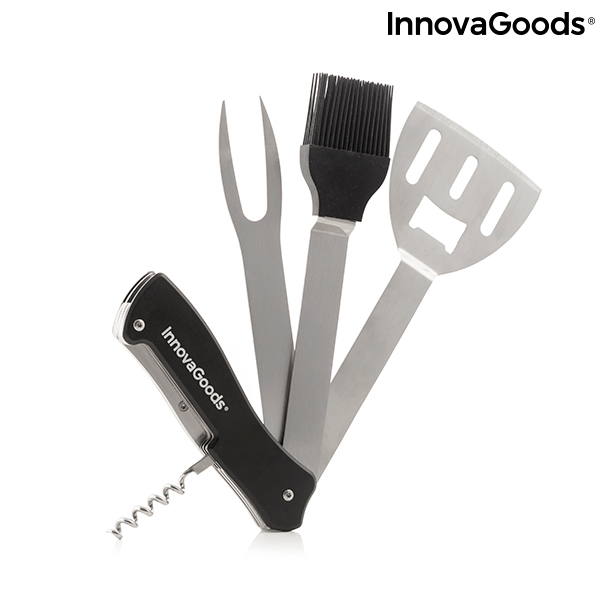 Set med Redskap för Barbecue 5 i 1 Bbkit InnovaGoods - 8