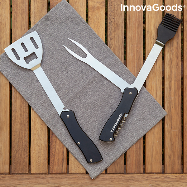 Set med Redskap för Barbecue 5 i 1 Bbkit InnovaGoods - 7