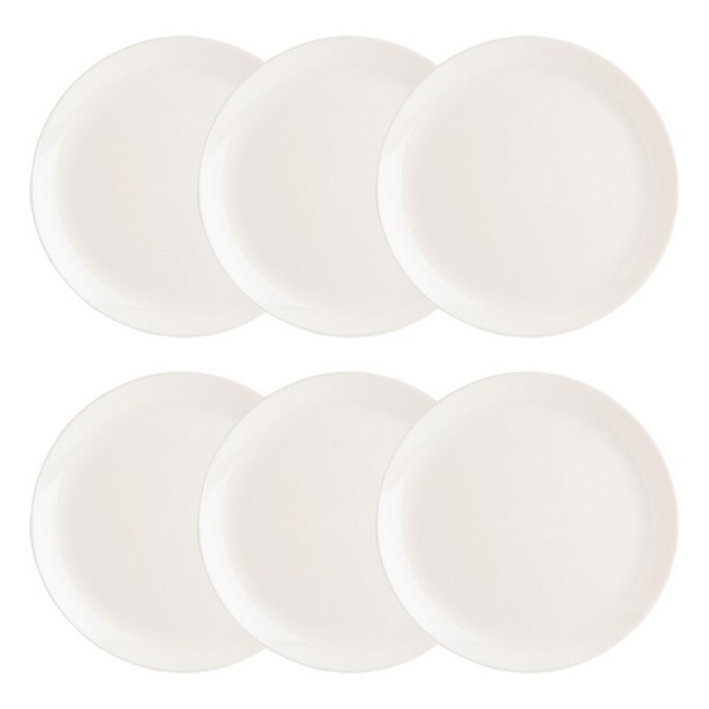 Tallriksset Luminarc Diwali 6 antal Vit Glas (Ø 27 cm) - 2