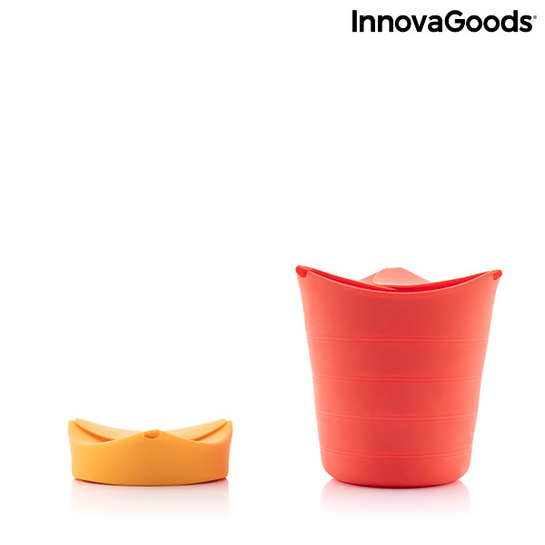 Hopvikbara popcornskålar i silikon Popbox InnovaGoods (2 St) - 8