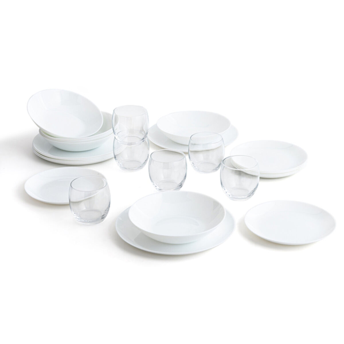 Matservis Luminarc Diwali Multicolour Glas 24 Delar 25 x 20 x 19 cm - 5