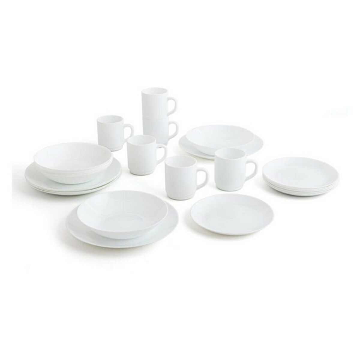 Matservis Luminarc Zelie Vit Multicolour Glas 24 Delar 25 x 20 x 19 cm (24 pcs) - 3