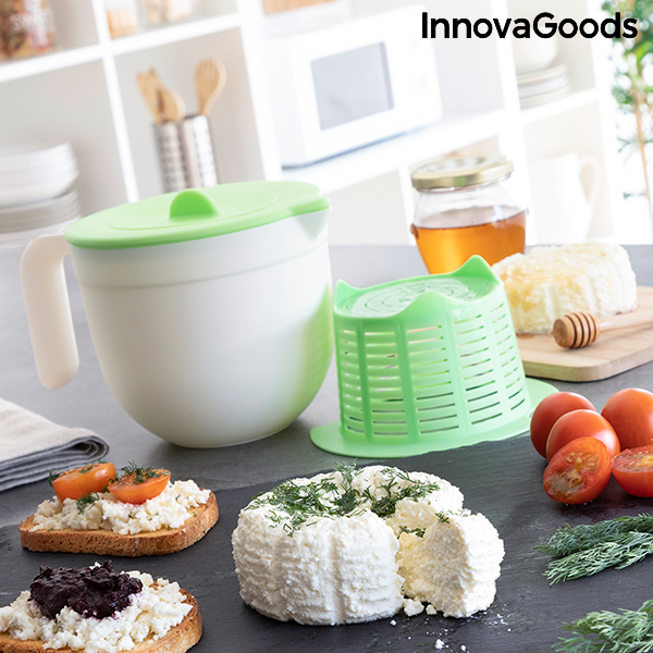 Form för att tilverka färskost. Beskrivning och recept medföljer. Freashy InnovaGoods - 7
