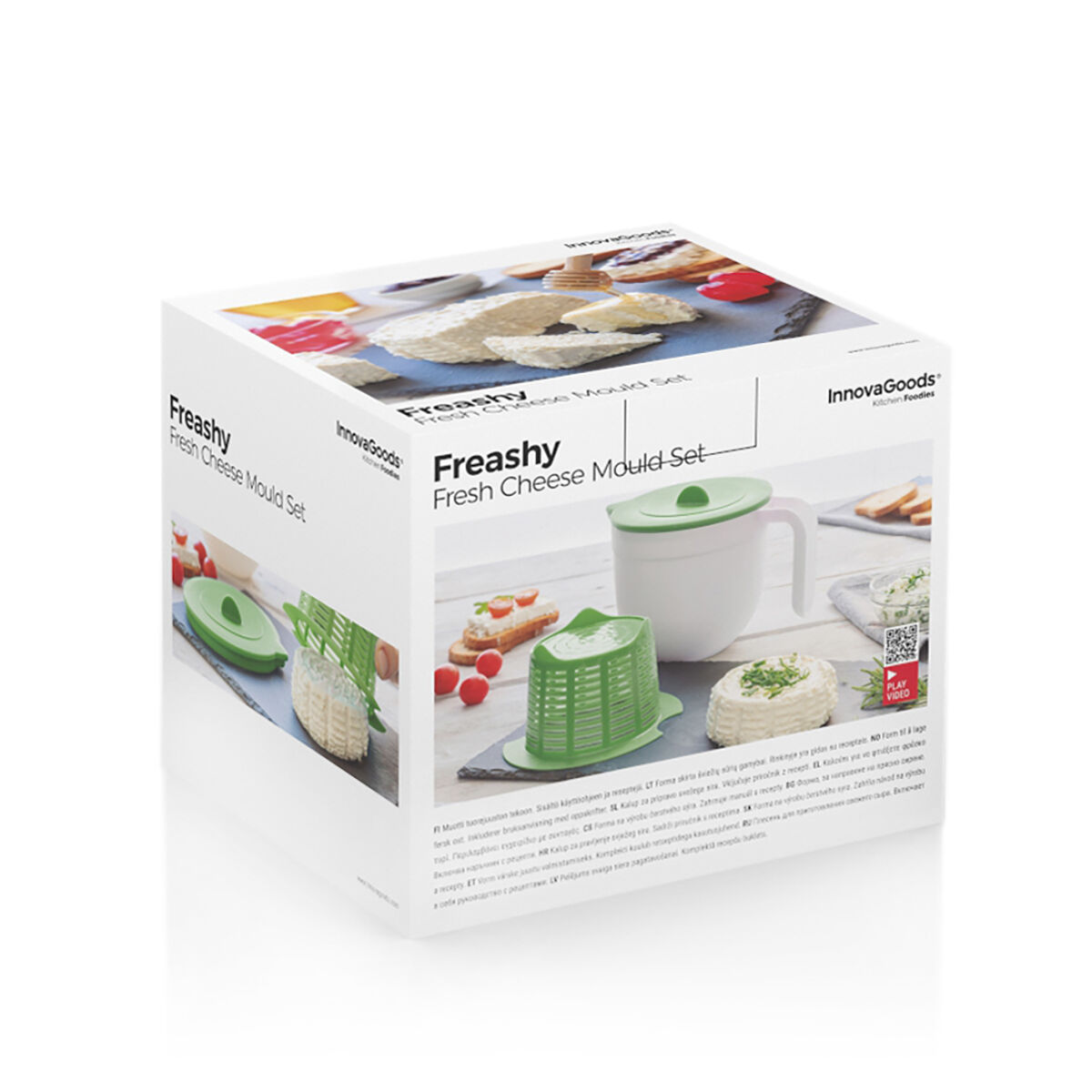 Form för att tilverka färskost. Beskrivning och recept medföljer. Freashy InnovaGoods - 10