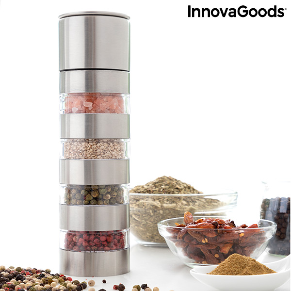 Krydkvarn 4-i-1 Millmix InnovaGoods - 5