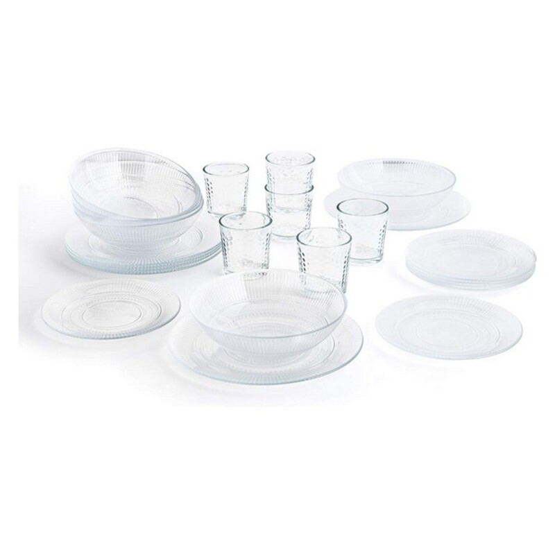 Servissats Luminarc Louisson Glas Multicolour 24 Delar 25 x 20 x 19 cm