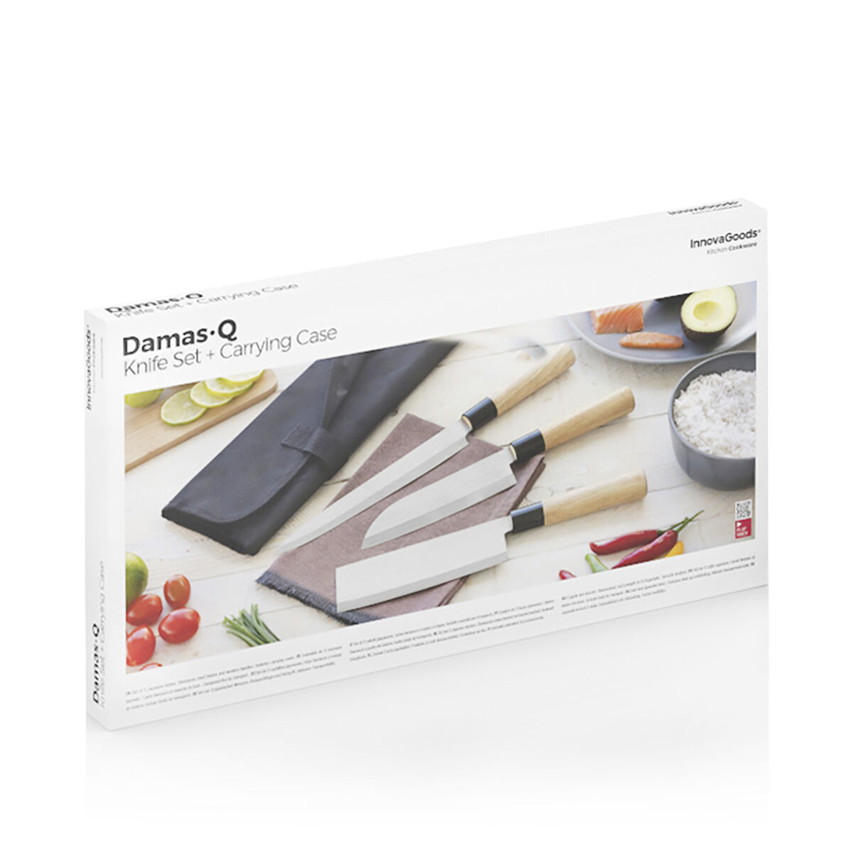 Set med knivar med professionell väska Damas·Q InnovaGoods - 13