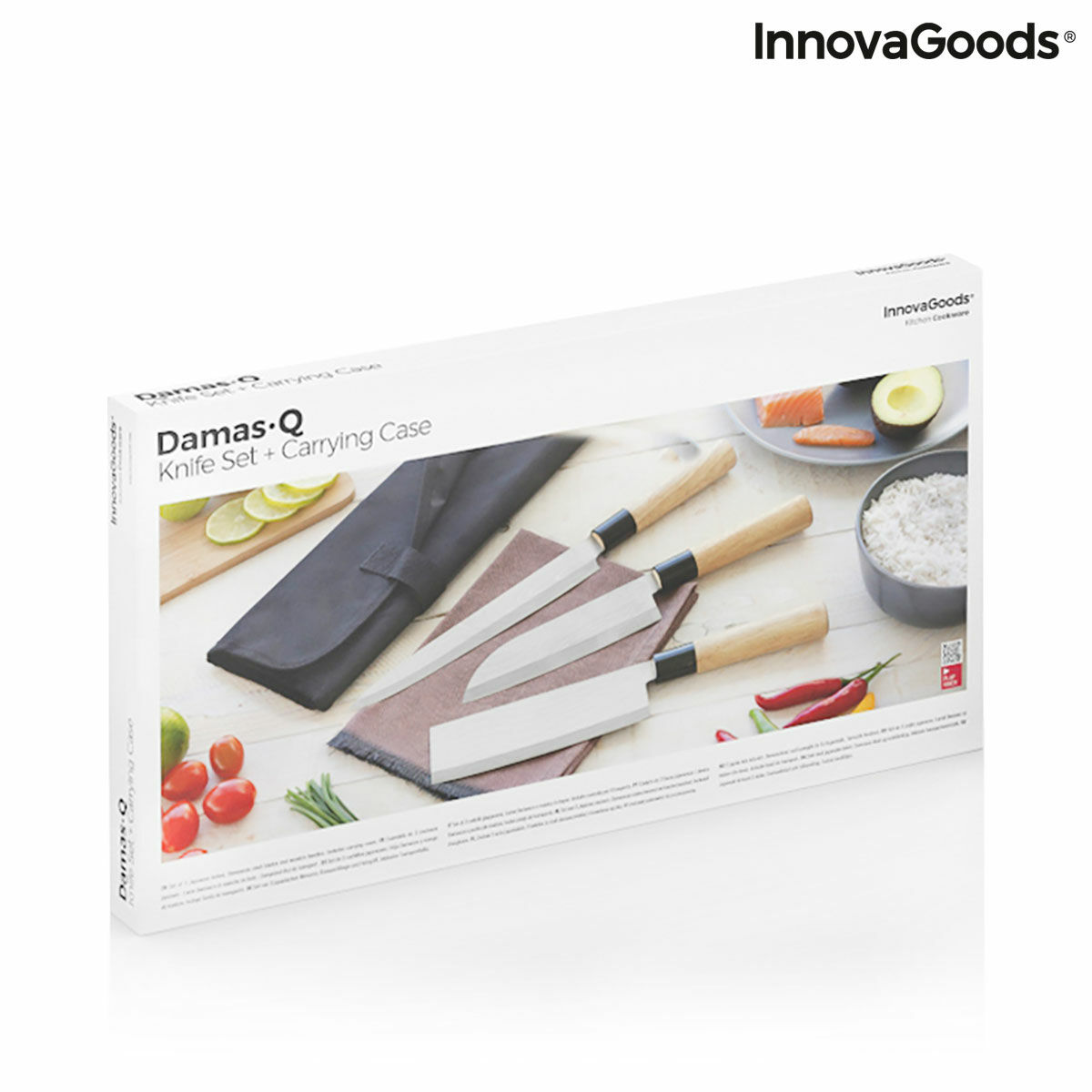 Set med knivar med professionell väska Damas·Q InnovaGoods - 10