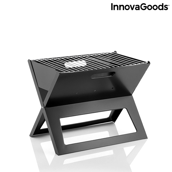 Hopfällbar bärbar kolgrill för användning med träkol FoldyQ InnovaGoods - 4