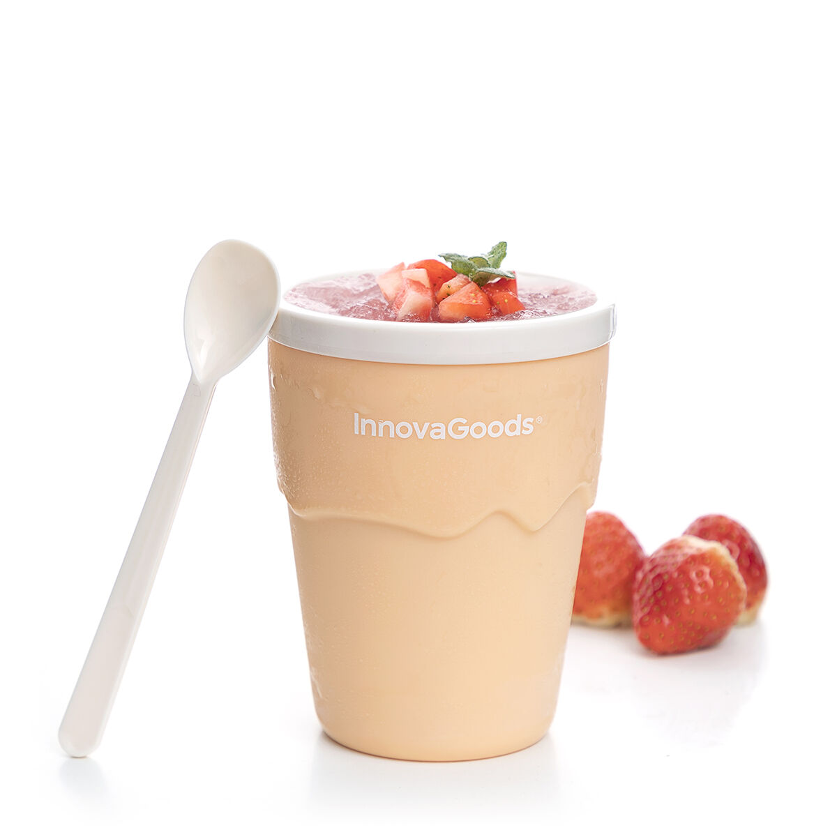 Kopp för att göra glass och slushie med recept Frulsh InnovaGoods - 12