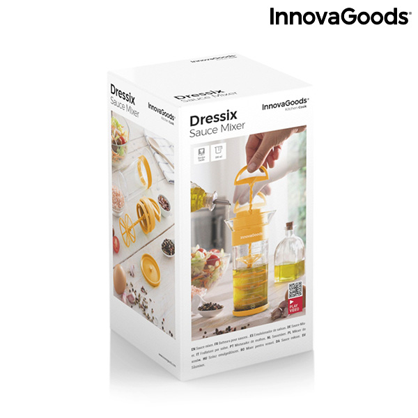 Sås- och vinägrettblandare med recept Dressix InnovaGoods - 2