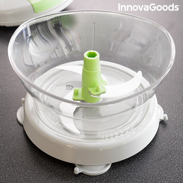 Manuell slunga, hackare och mixer med tillbehör och recept 4-i-1 Chopix InnovaGoods - 7