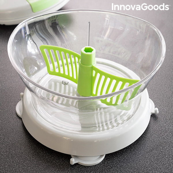 Manuell slunga, hackare och mixer med tillbehör och recept 4-i-1 Chopix InnovaGoods - 8