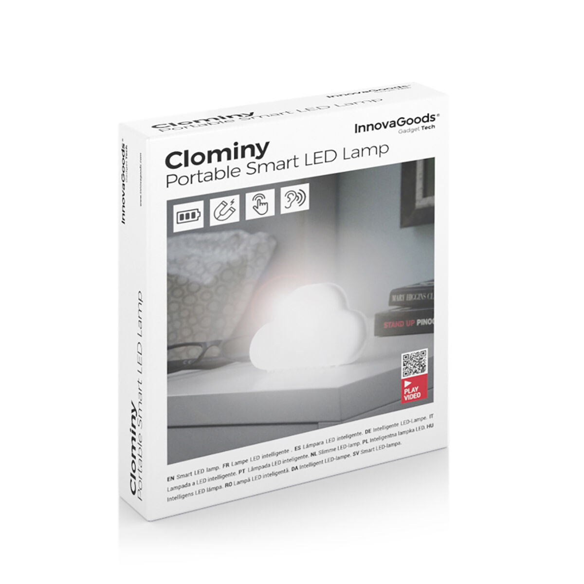 Bärbar smart LED-lampa Clominy InnovaGoods - 13