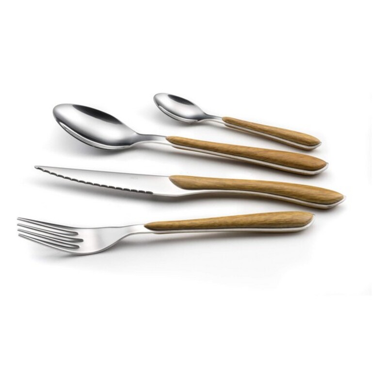 Bestick-set Amefa 2274PWPA10C40 Trä Metall Rostfritt stål 24 Delar - 5