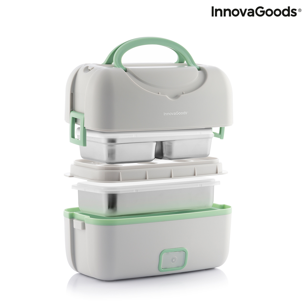 Elektrisk ånglunchlåda med recept 3-i-1 Beneam InnovaGoods - 4