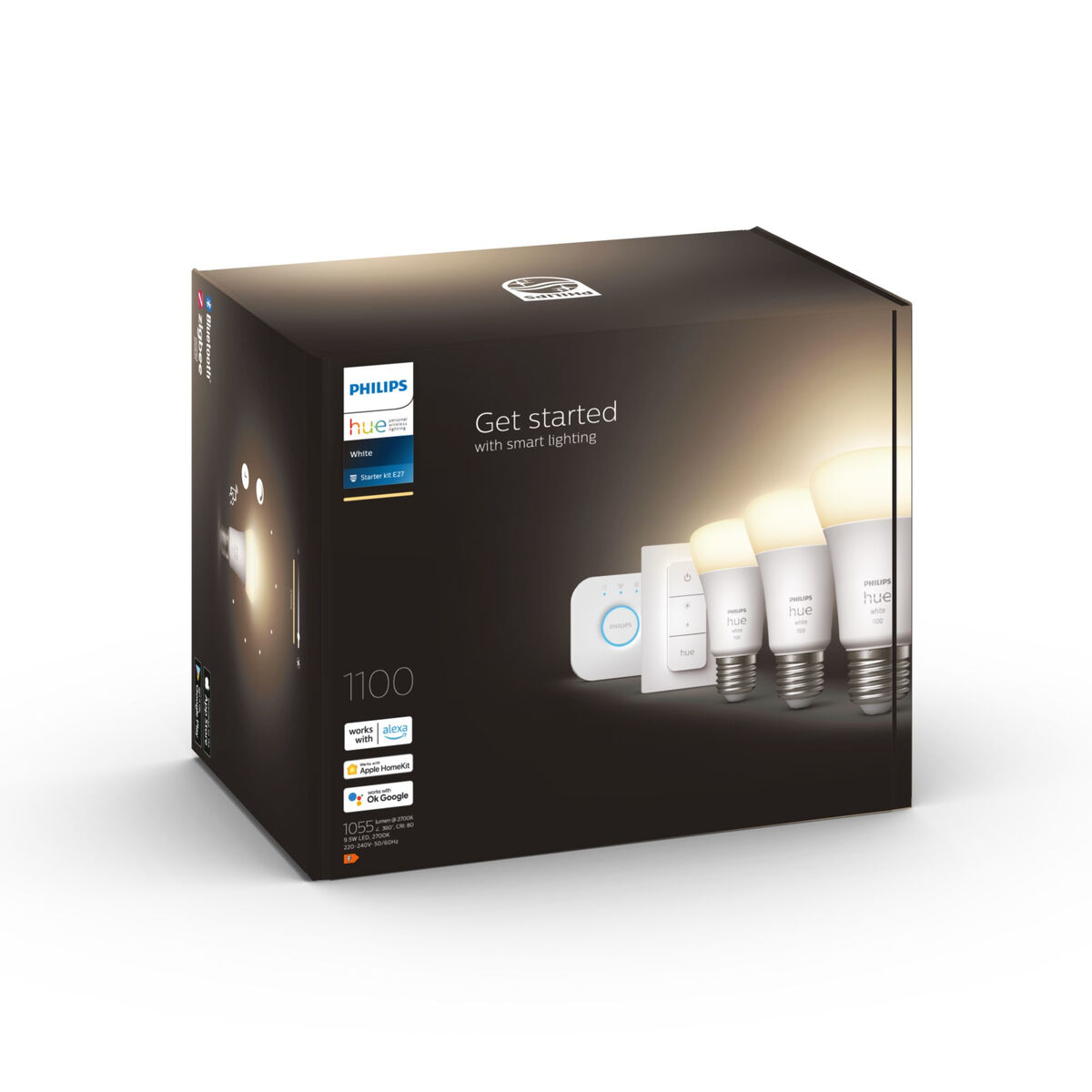 Smart-Lampa Philips Hue E27 LED 9,5 W - 3