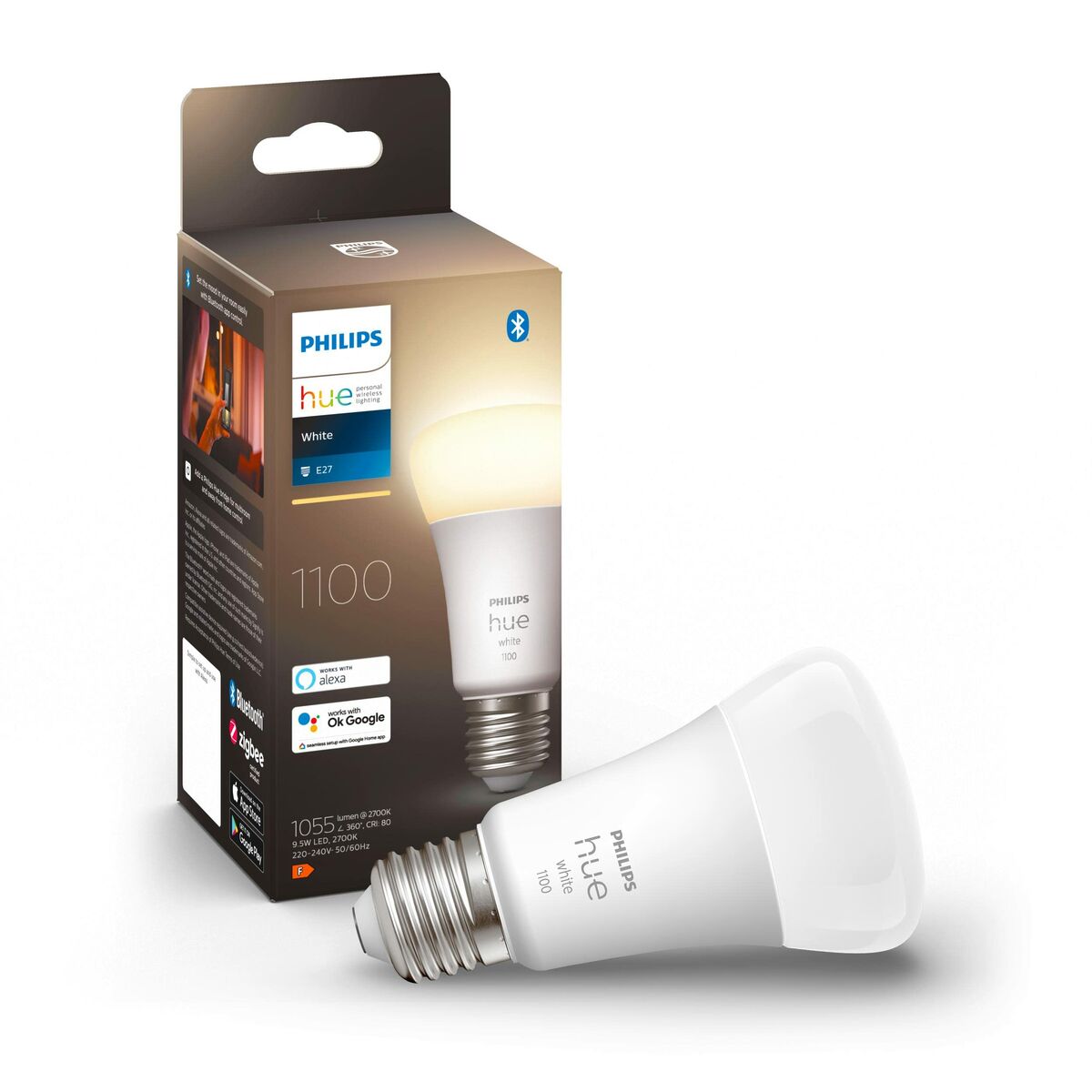 Smart-Lampa Philips Hue E27 LED 9,5 W - 5