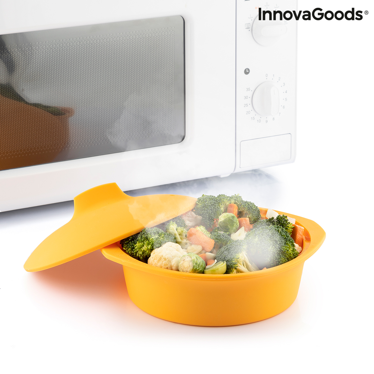 Multifunktionell silikonångare med recept Silicotte InnovaGoods - 6