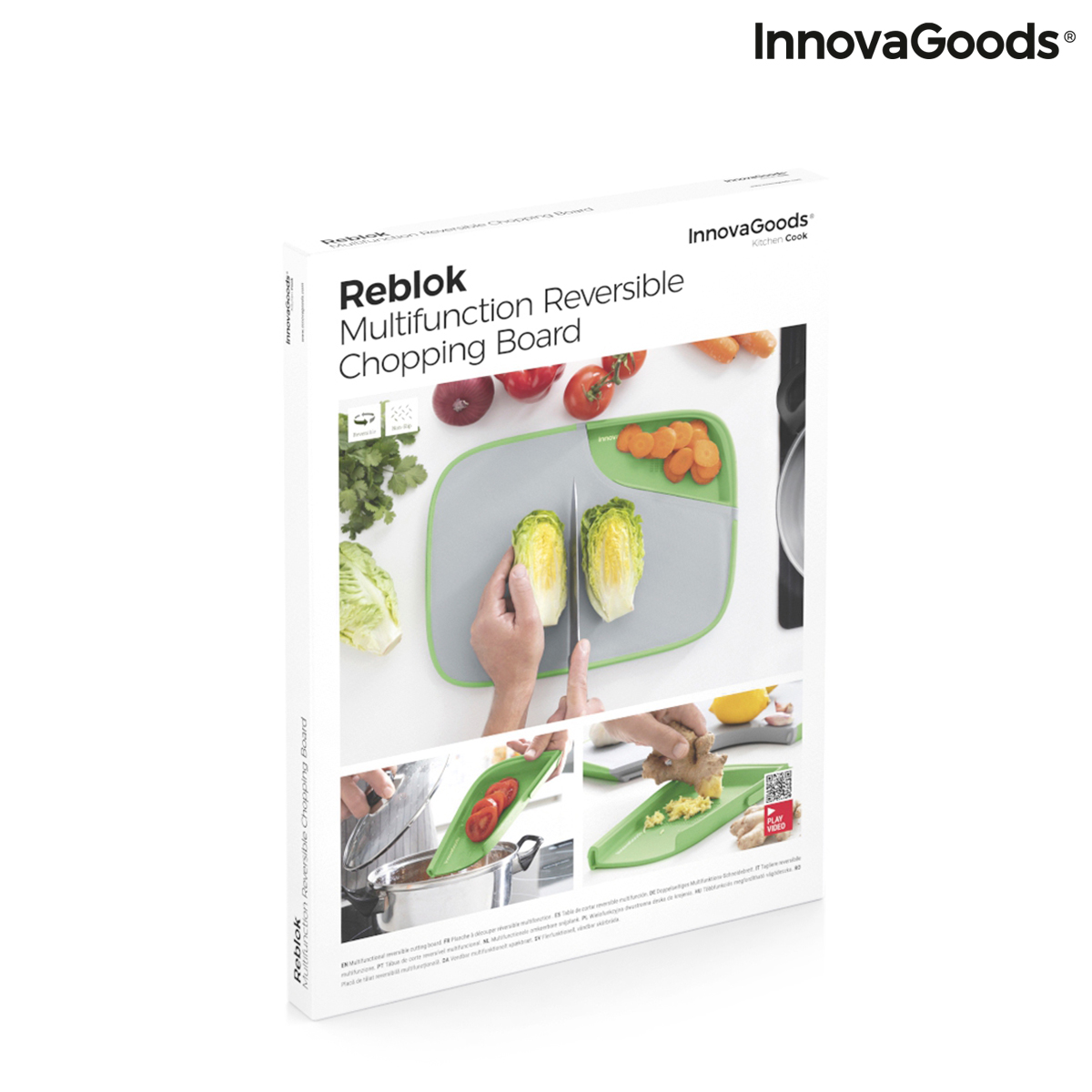 Vändbar multifunktionell skärbräda Reblok InnovaGoods - 2