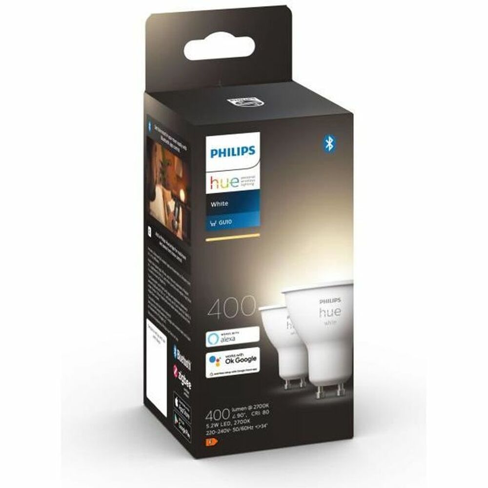 Smart-Lampa Philips Vit F GU10 400 lm (2700k)