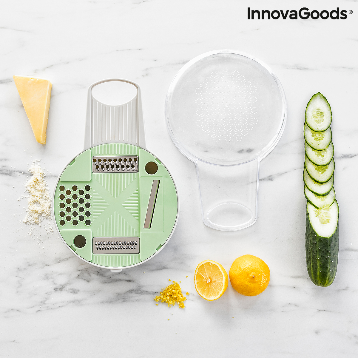 6 i 1 multifunktionshackare med tillbehör och recept Gradder InnovaGoods - 5