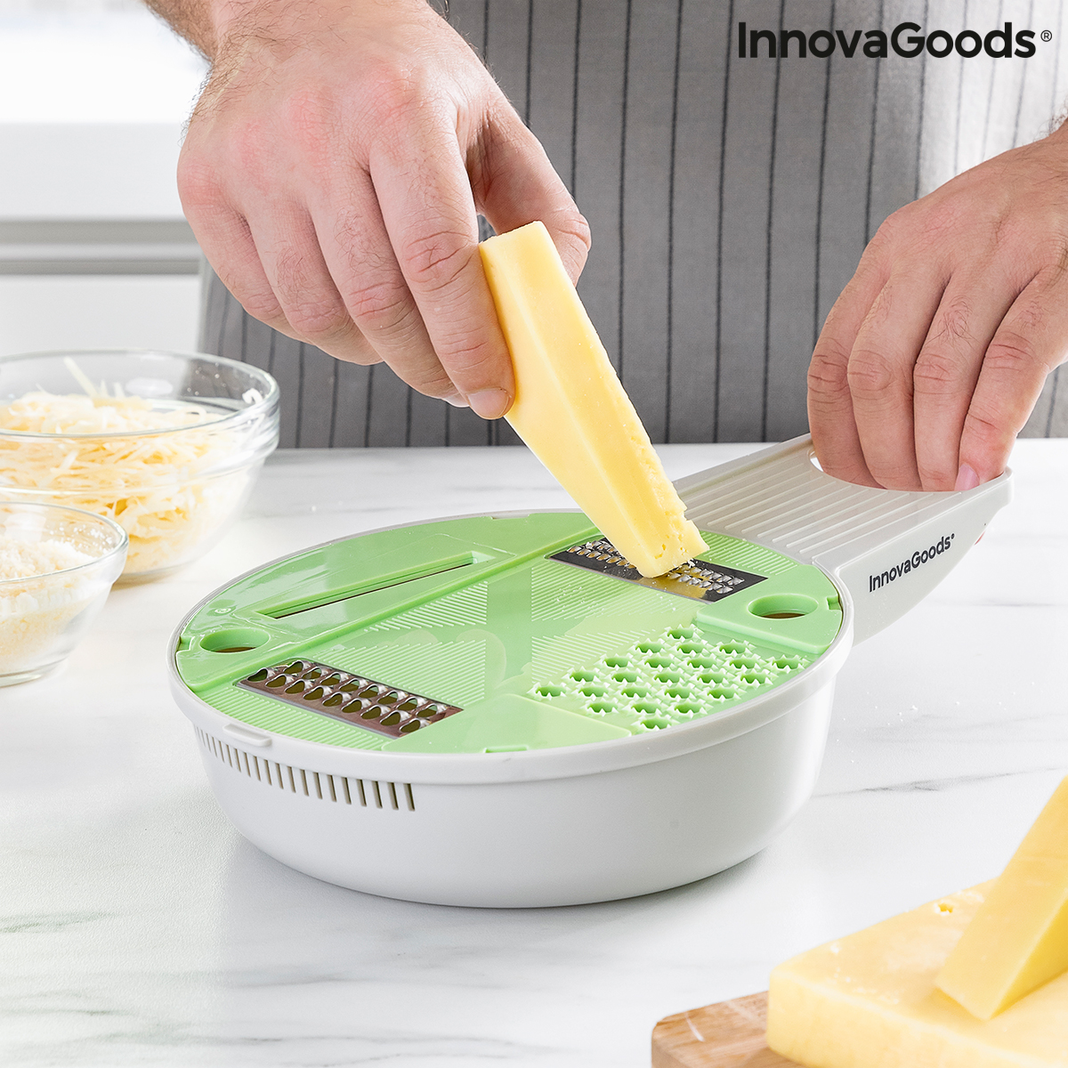 6 i 1 multifunktionshackare med tillbehör och recept Gradder InnovaGoods - 7