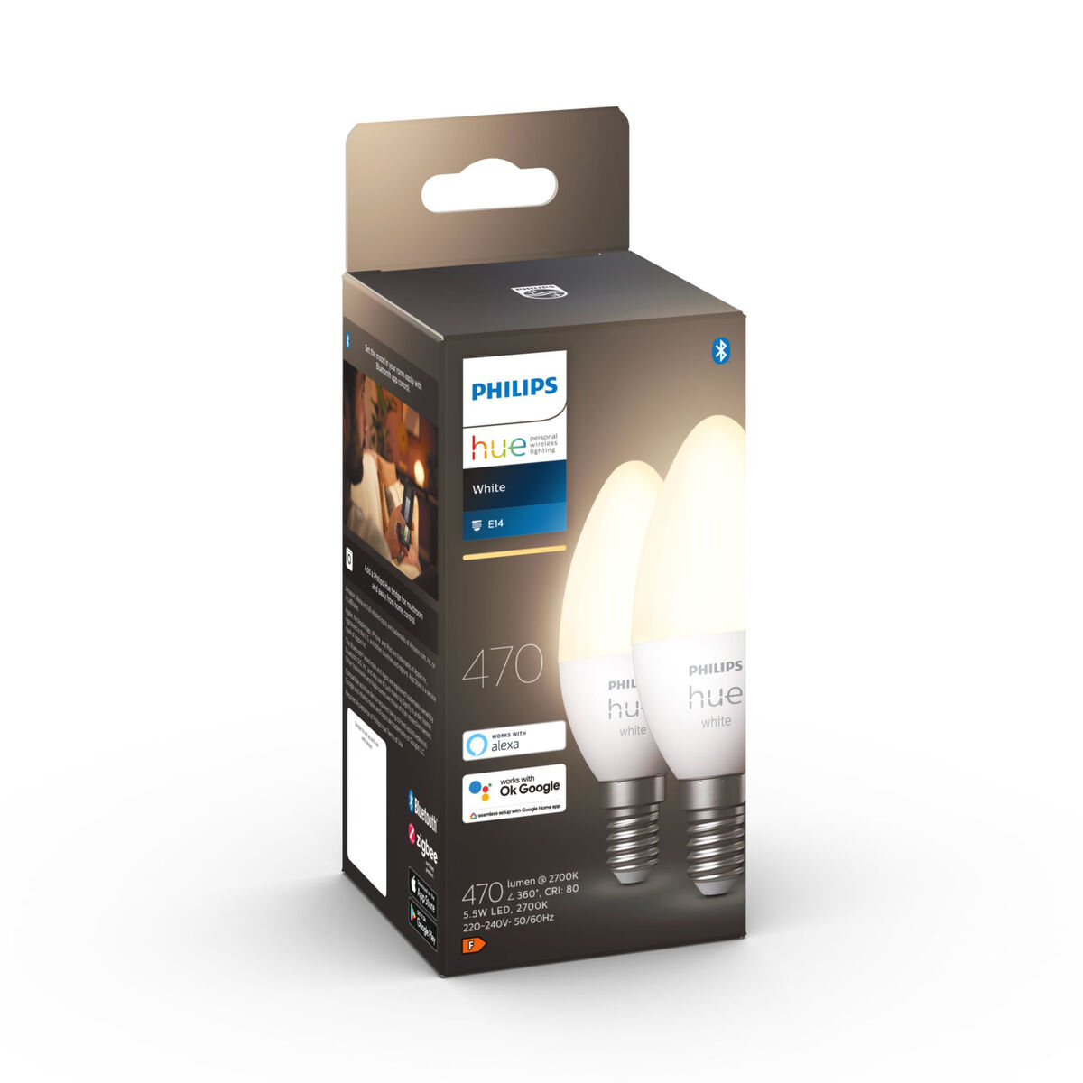 Smart-Lampa Philips Hue E14 5,5 W 2700 K - 2