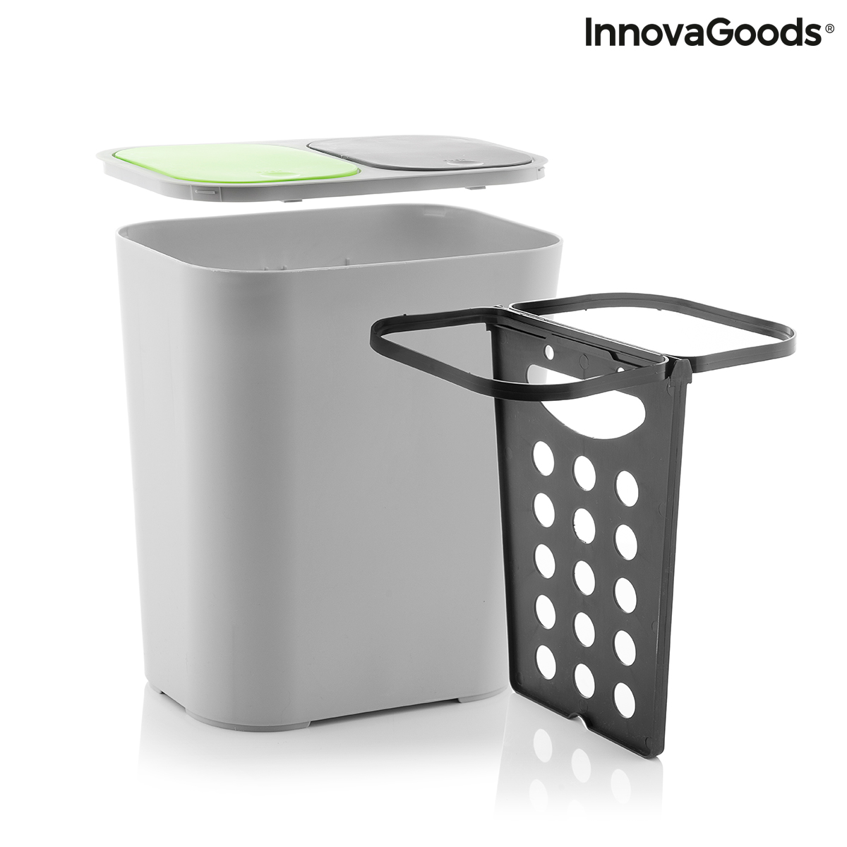 Dubbel papperskorg Bincle InnovaGoods - 4