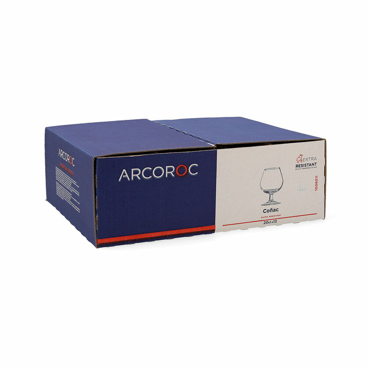 Ballong Glas Arcoroc COÑAC Transparent Glas 12 antal (20 cl) - 4