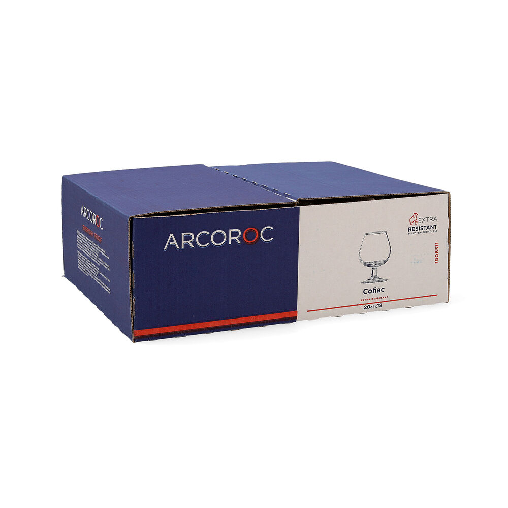 Ballong Glas Arcoroc COÑAC Transparent Glas 12 antal (20 cl) - 2