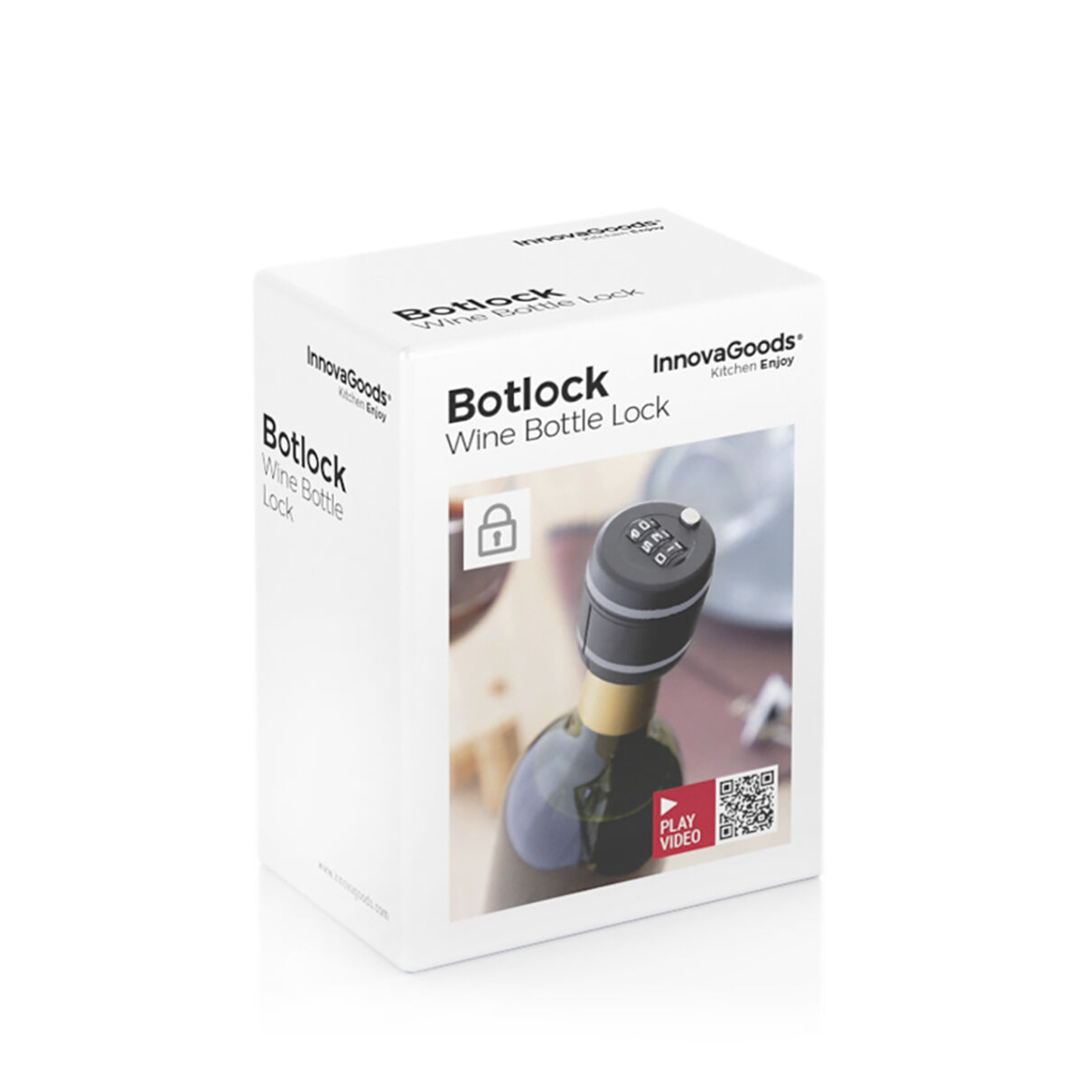 Lås för vinflaskor Botlock InnovaGoods - 10