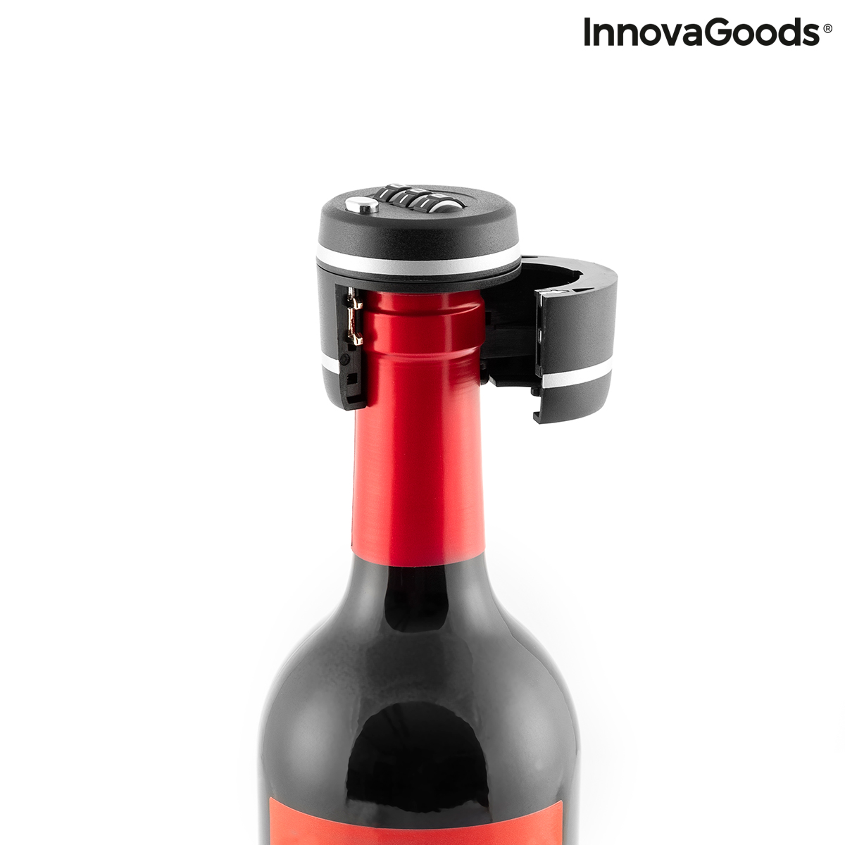 Lås för vinflaskor Botlock InnovaGoods - 5